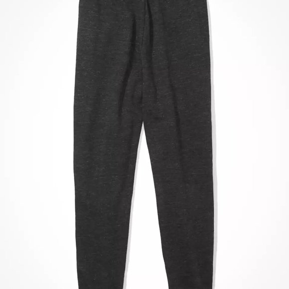 AE Fleece Boyfriend Jogger Dark Heather Gray - Picture 4 of 5